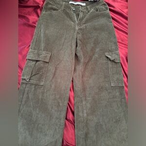 Corduroy pants size 3 green new